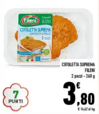 Conad COTOLETTA SUPREMA FILENI 2 pezzi - 260 g offerta