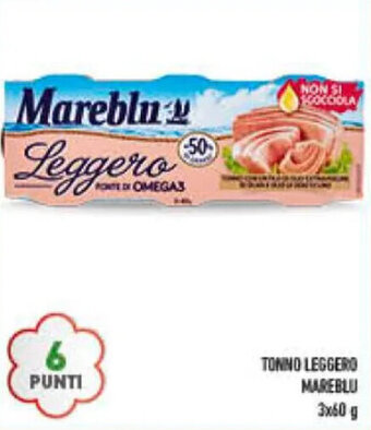 Conad TONNO LEGGERO MAREBLU 3x60 g offerta