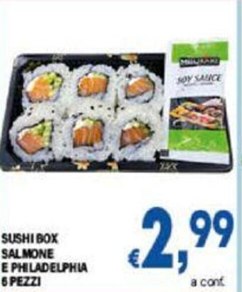 DEM SUSHI BOX SALMONE E PHILADELPHIA 6 PEZZI offerta