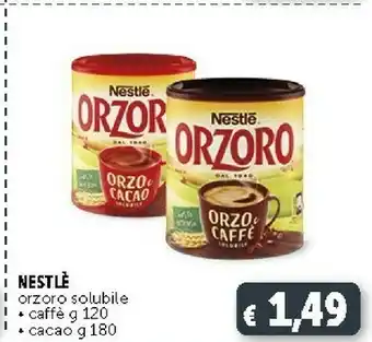 Deco Supermercati Nestlè Nestlè - Orzoro Orzo e Caffè 120 g(ml) offerta