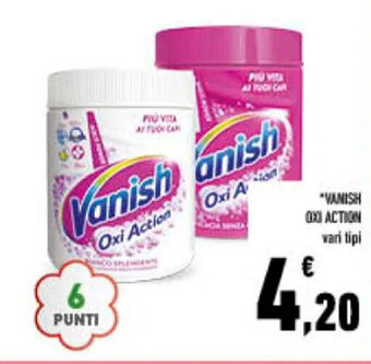 Conad Vanish Oxi Action vari tipi offerta