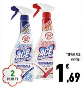 Conad SPRAY ACE vari tipi offerta