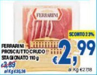 DEM FERRARINI PROSCIUTTO CRUDO STAGIONATO 110 g offerta