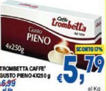 TROMBETTA CAFFE' GUSTO PIENO 4X250g
