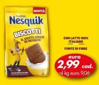 Italmark Nesquik BISCOTTI CON LATTE 100% ITALIANO offerta