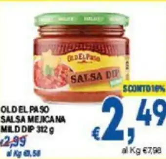 DEM OLD EL PASO SALSA MEJICA NA MILD DIP 312 G offerta