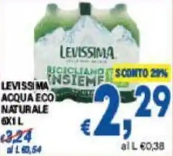 DEM LEVISSIMA ACQUA ECO NATURALE 6X1 L offerta