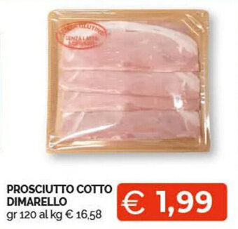 Mercatò Extra PROSCIUTTO COTTO DIMARELLO gr 120 offerta