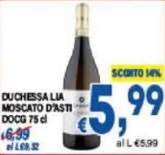 DEM DUCHESSA LIA MOSCATO D'ASTI DOCG 75 cl offerta