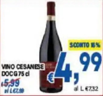 DEM VINO CESANESE DOCG 75 cl offerta