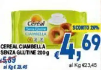 DEM CEREAL CIAMBELLA SENZA GLUTINE 200g offerta
