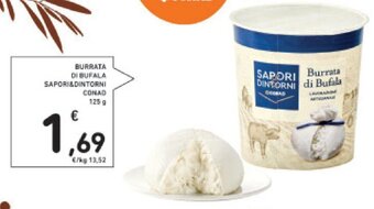 BURRATA DI BUFALA SAPORI&DINTORNI CONAD 125 g