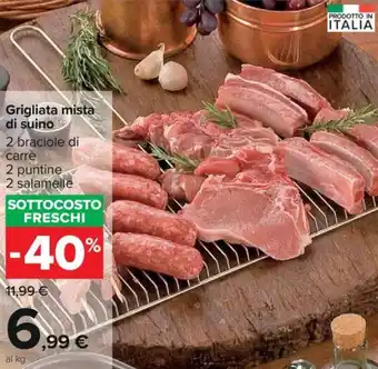 Carrefour Grigliata mista di suino offerta