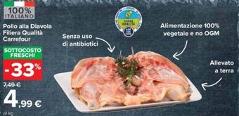 Carrefour Pollo alla Diavola Filiera Qualità Carrefour offerta