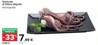 Carrefour Tentacolo di Totano Gigante decongelato offerta