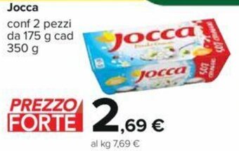 Carrefour Jocca conf 2 pezzi da 175 g cad 350 g offerta