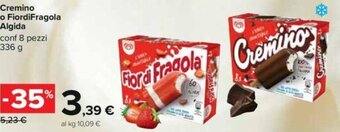 Carrefour Cremino o FiordiFragola Algida conf 8 pezzi 336 g offerta
