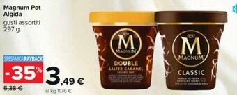 Carrefour Magnum Pot Algida gusti assortiti 297 g offerta