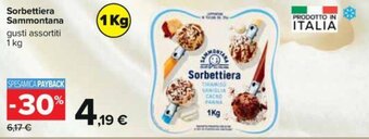 Carrefour Sorbettiera Sammontana gusti assortiti 1 kg offerta