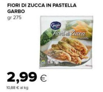 Oasi FIORI DI ZUCCA IN PASTELLA GARBO gr 275 offerta