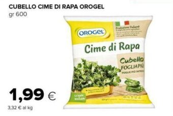 Oasi CUBELLO CIME DI RAPA OROGEL gr 600 offerta