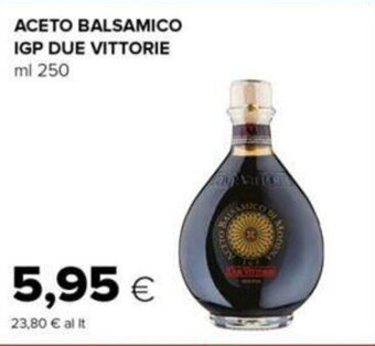 Oasi ACETO BALSAMICO IGP DUE VITTORIE ml 250 offerta