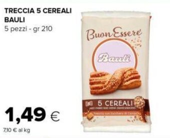 Oasi TRECCIA 5 CEREALI BAULI 5 pezzi - gr 210 offerta