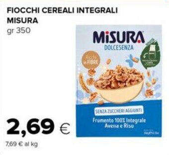 Oasi FIOCCHI CEREALI INTEGRALI MISURA gr 350 offerta