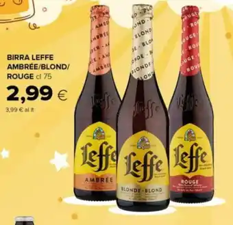 Oasi BIRRA LEFFE AMBRÉE/BLOND/ ROUGE cl 75 offerta