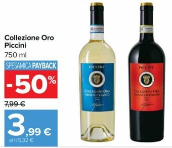 Carrefour Collezione Oro Piccini 750 ml offerta