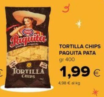 TORTILLA CHIPS PAQUITA PATA gr 400
