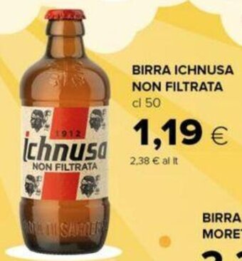 Oasi BIRRA ICHNUSA NON FILTRATA cl 50 offerta
