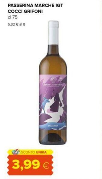 PASSERINA MARCHE IGT COCCI GRIFONI cl 75