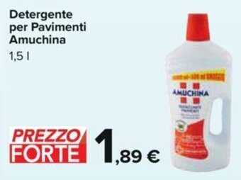 Carrefour Detergente per Pavimenti Amuchina 1,5 l offerta