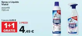 Carrefour Spray o Liquido Viakal 720 ml offerta
