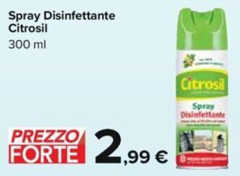 Carrefour Spray Disinfettante Citrosil 300 ml offerta