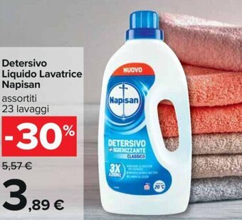 Carrefour Detersivo Liquido Lavatrice Napisan assortiti 23 lavaggi offerta