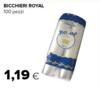 Oasi BICCHIERI ROYAL 100 pezzi offerta