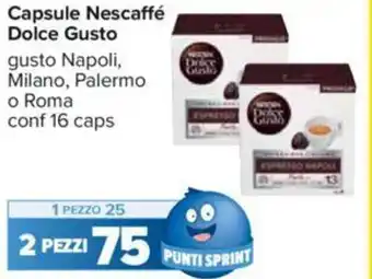 Carrefour Capsule Nescaffé Dolce Gusto conf 16 caps offerta
