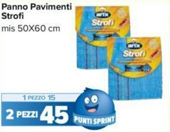 Carrefour Panno Pavimenti Strofi mis 50X60 cm offerta