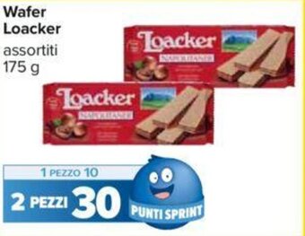 Carrefour Wafer Loacker assortiti 175 g offerta