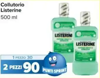 Carrefour Collutorio Listerine 500 g offerta