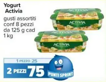 Carrefour Yogurt Activia conf 8 pezzi da 125 g cad offerta