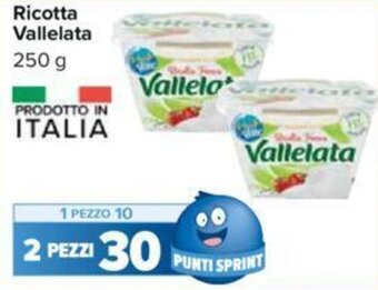 Carrefour Ricotta Vallelata 250 g offerta