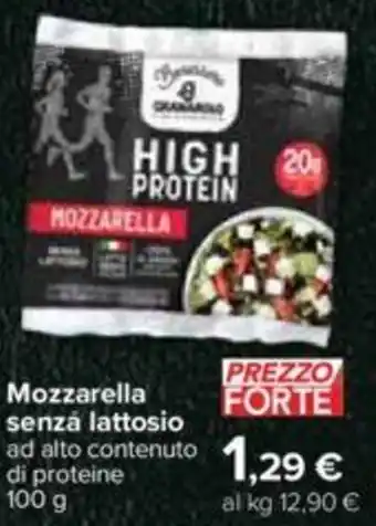 Carrefour Mozzarella senza lattosio ad alto contenuto di proteine 100 g offerta