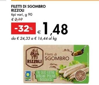 Bennet Rizzoli Filetti di sgombro offerta