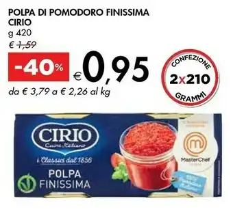 Bennet Cirio Cirio - La Finissima Polpa 420 g(ml) offerta
