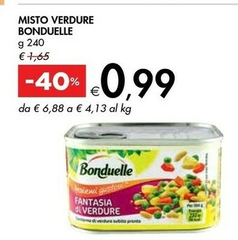 Bennet Bonduelle Misto Verdure offerta