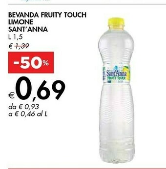 Bennet Sant'anna Bevanda Fruity Touch Limone offerta