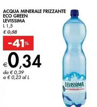 Bennet Levissima Levissima - Acqua Minerale Naturale 1500 g(ml) offerta